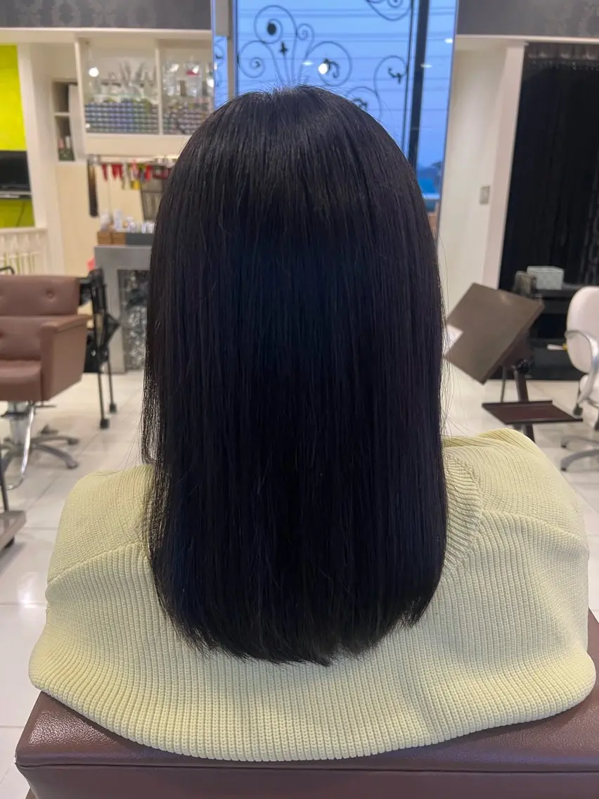 ミディアム ボブ 学生 板垣 來夢のヘアスタイル