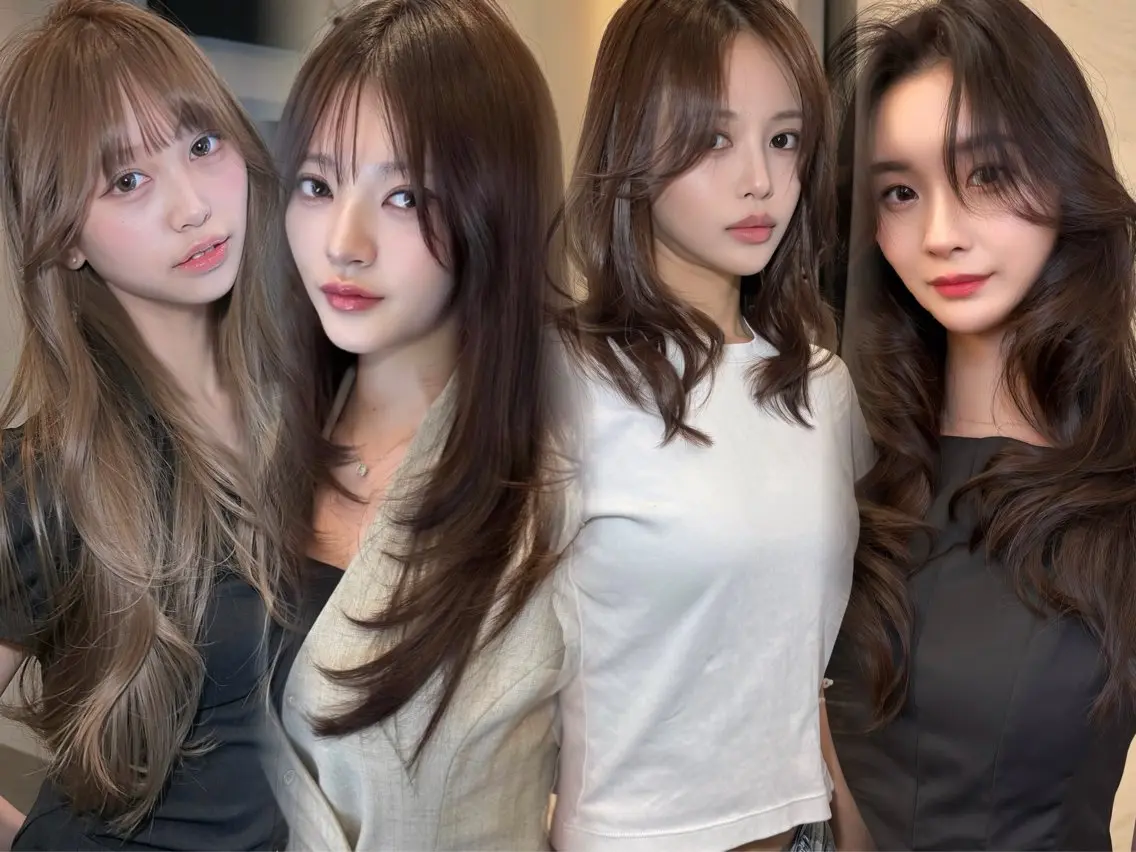 ロング カラー ヘアカラー トリートメント 透明感×艶カラー🤍 🌟YOSHIKIのヘアスタイル