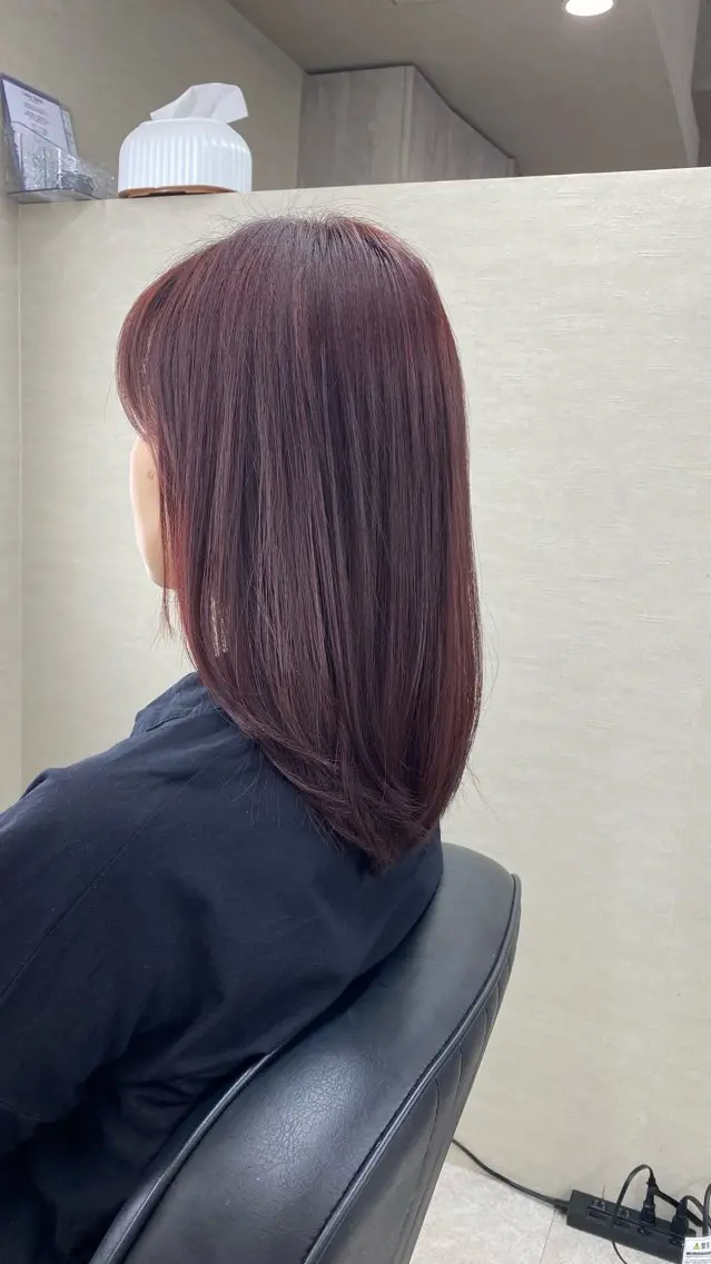 セミロング カット ARCHE南船場 momoのヘアスタイル
