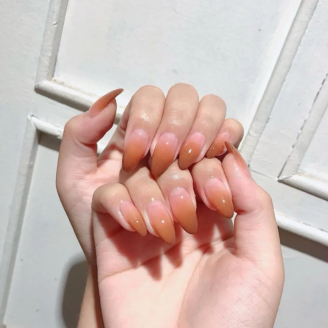ネイル フレンチネイル ジェルネイル 韓国ネイル マグネットネイル マグネットフレンチ akina nailsのネイルデザイン
