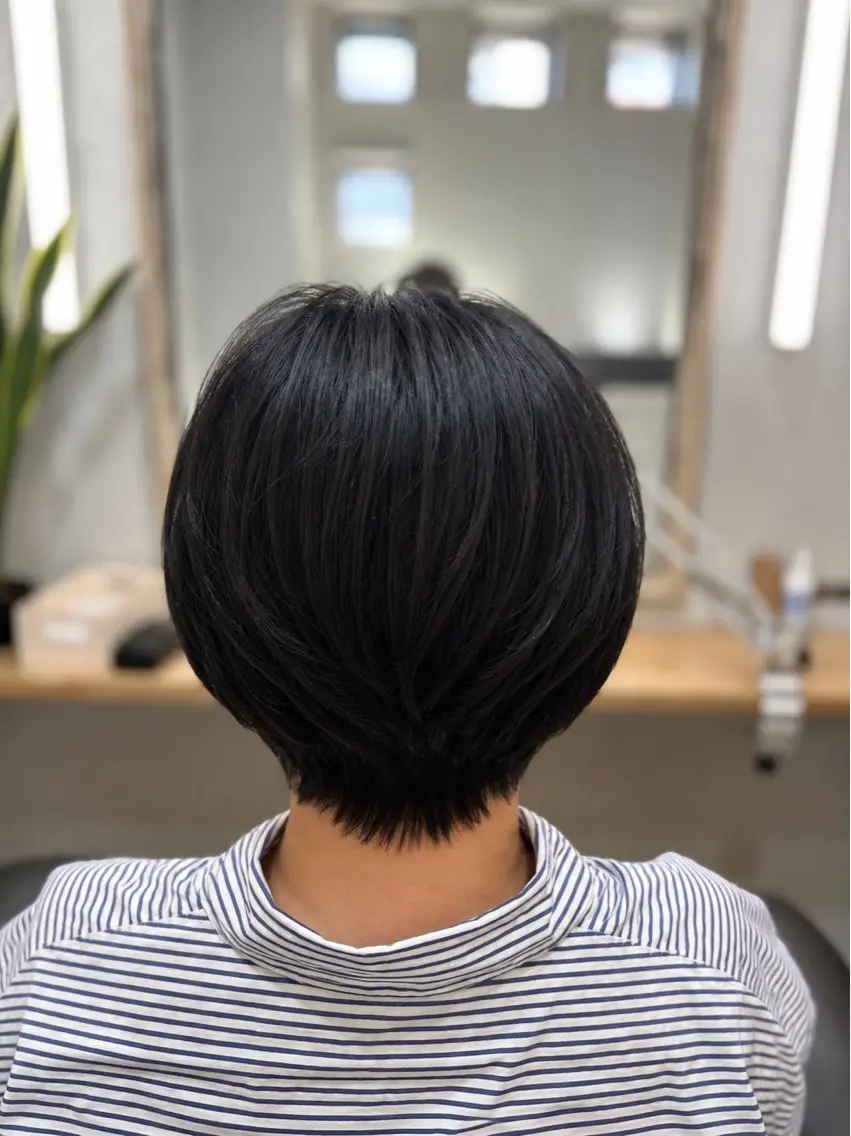 ショート カット ヘアカラー トリートメント 白鳥 正孝のヘアスタイル