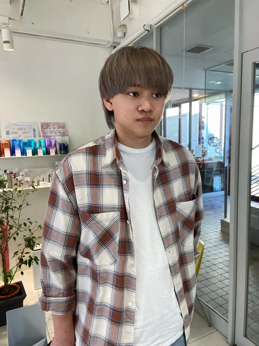 カラー メンズ カット ヘアカラー 浅野 匠のヘアスタイル