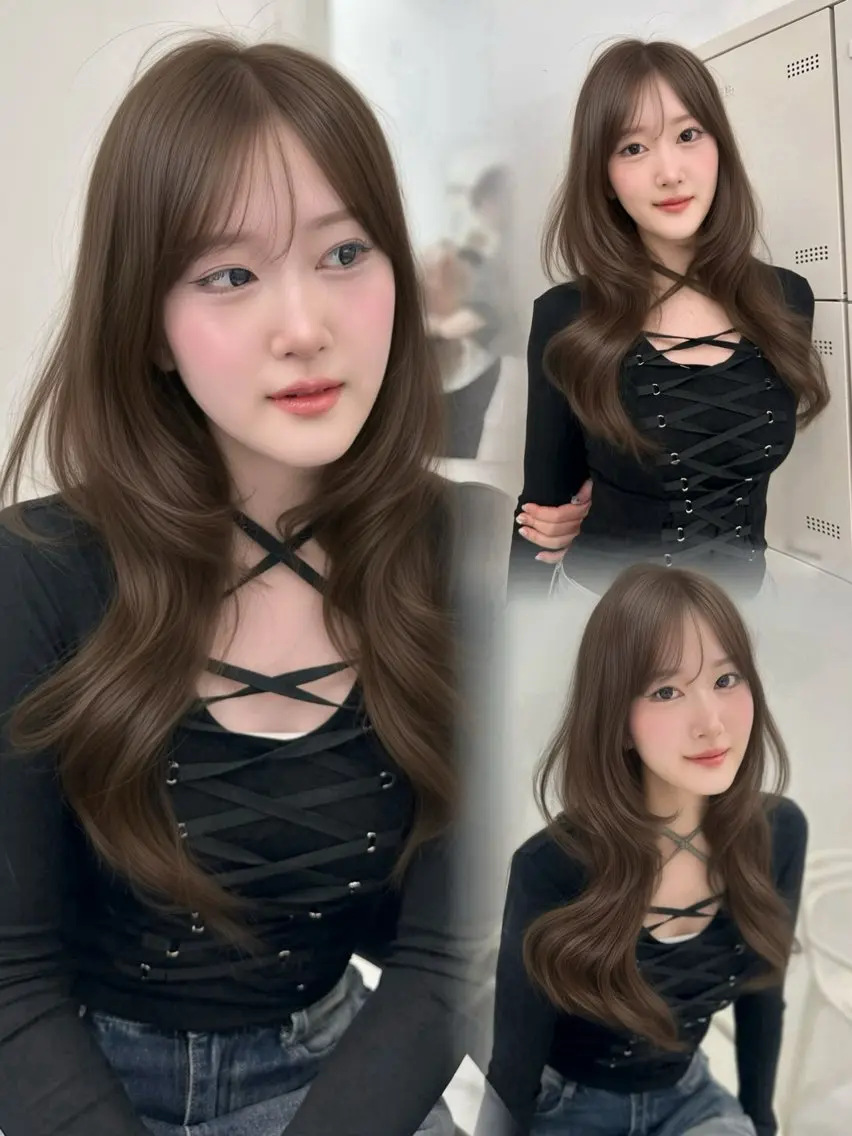 ロング カラー ヘアカラー ヘアセット 上品モテヘア🩶 karen🩶のヘアスタイル