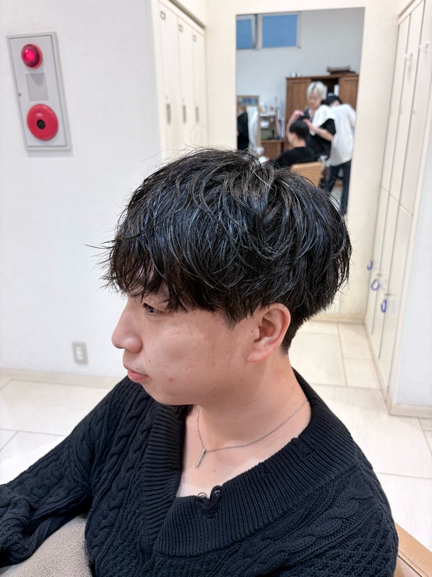 パーマ メンズ カット パーマ トリートメント 颯大┊︎メンズ特化 パーマ┊︎韓国ヘアのヘアスタイル