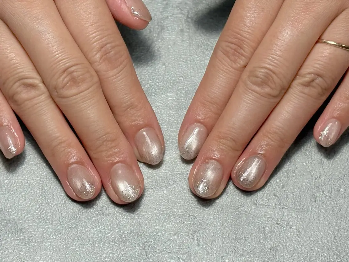 ネイル ラメ(グリッター) ハンドネイル nailsalon bellaのネイルデザイン