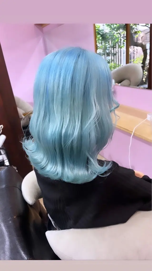 カラー ブリーチ 透明感カラー ハイトーンカラー 複雑履歴修正/ keitoのヘアスタイル