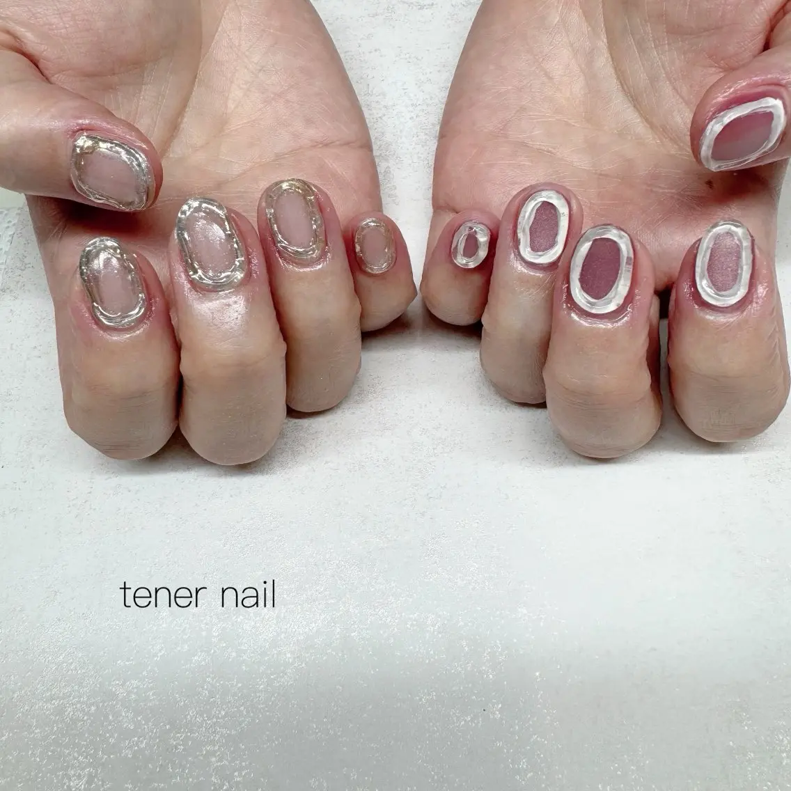 ネイル ぷっくりネイル ハンドネイル テネルネイル tener nailのネイルデザイン