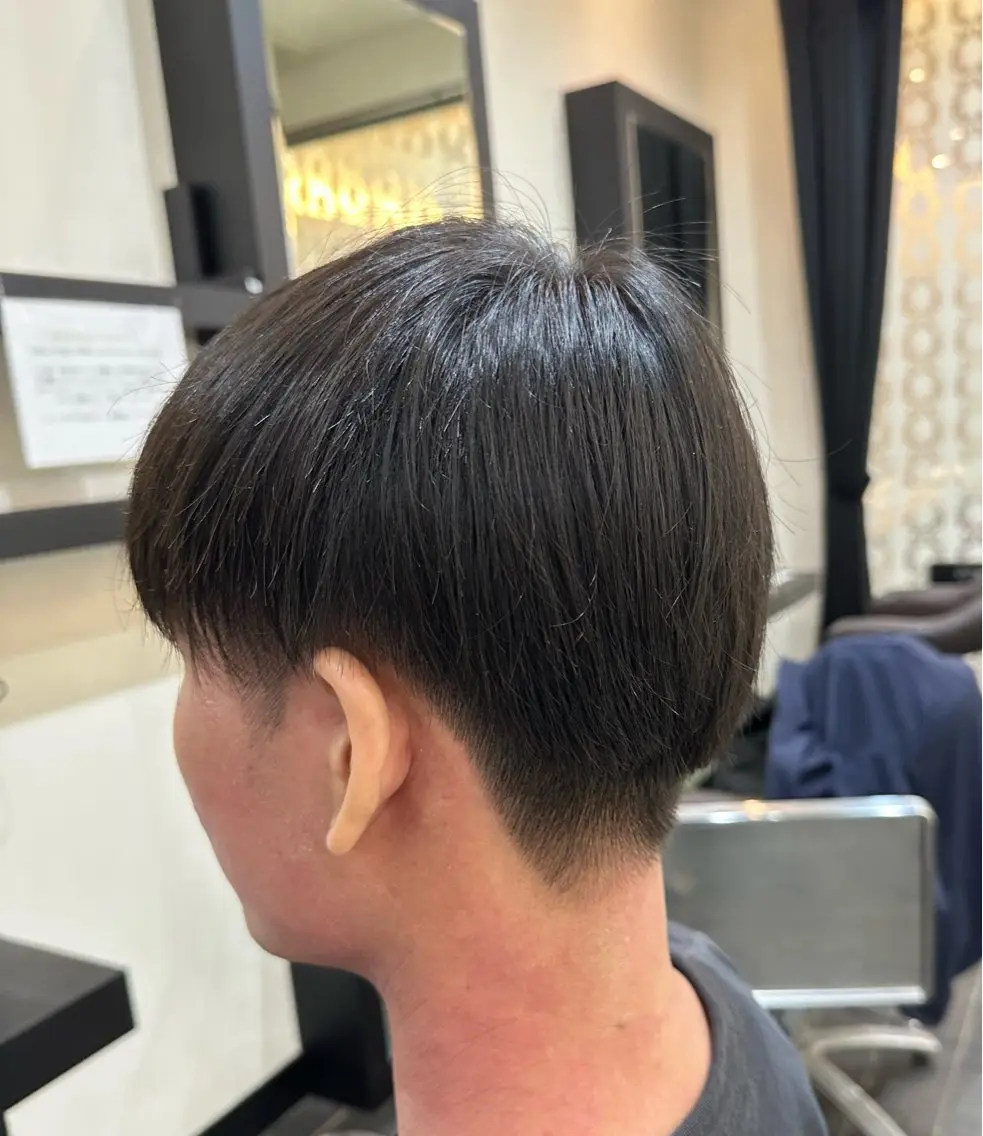 メンズ ナチュラルヘア 神田一瑳のヘアスタイル