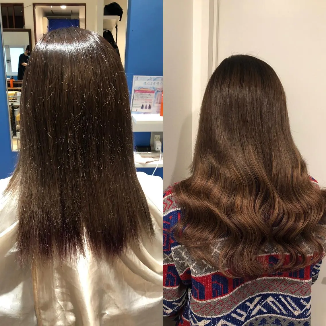 ロング カラー シールエクステ バレイヤージュ ミストバング ダブルカラー  フェイスフレーミング ヘアカラー エクステ 🧡艶髪/エクステ 🫧🧡YUKI❄️のヘアスタイル