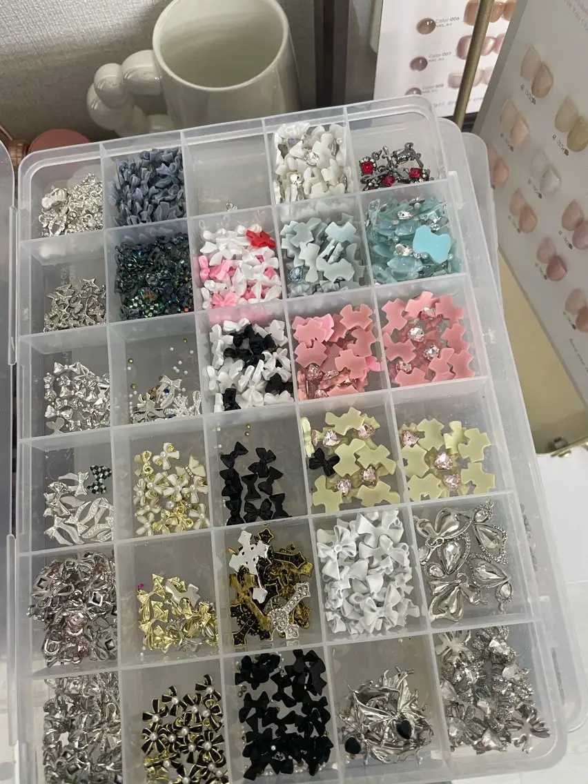 ネイル リボン ハンドネイル ハンドケア Anh Nail 歌舞伎町のネイルデザイン