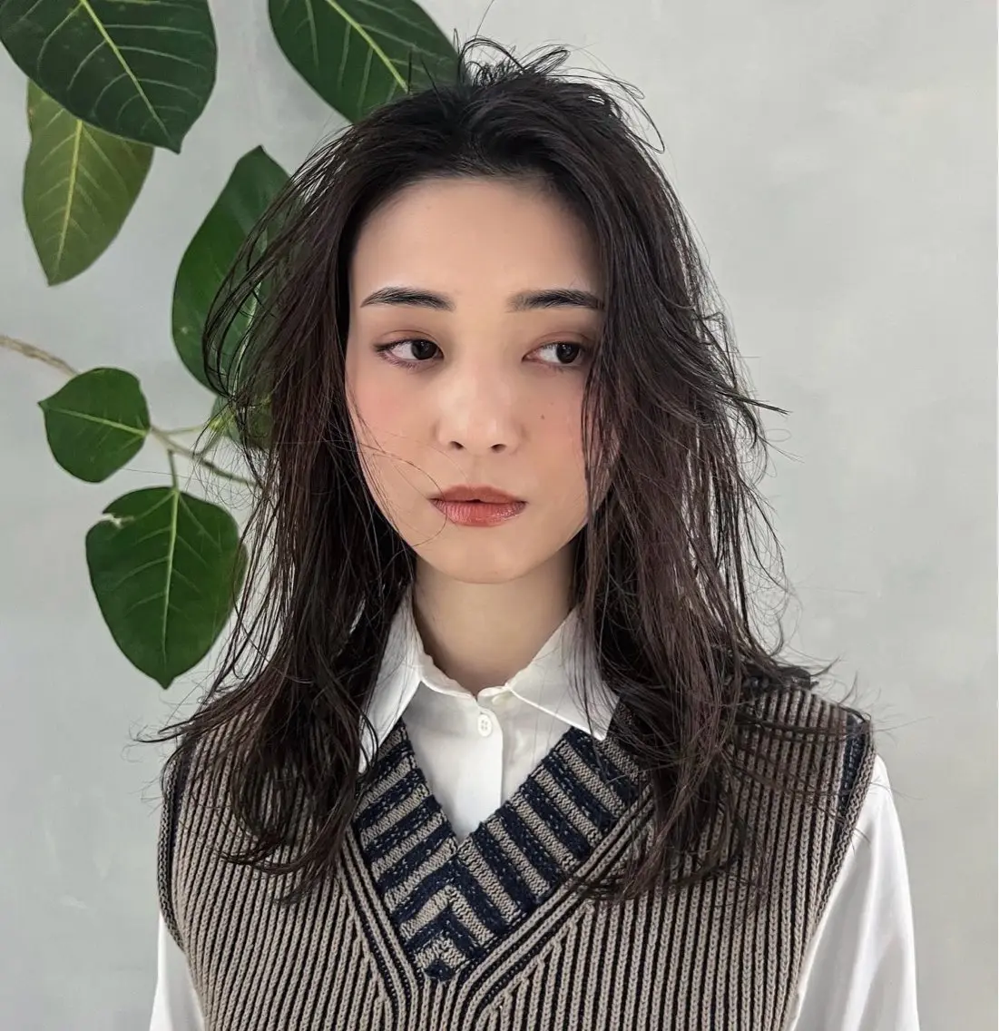 セミロング カット パーマ カット特化 /BLUET/新宿のヘアスタイル