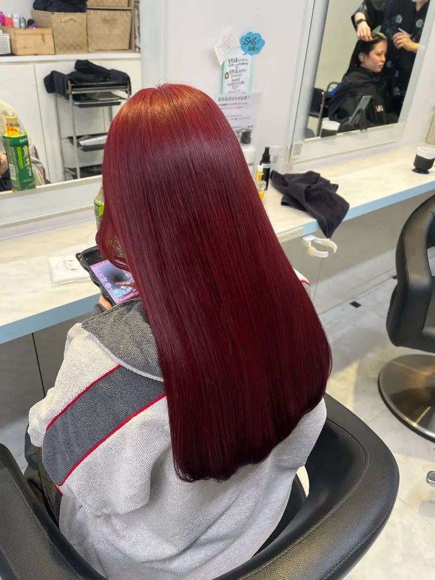 ロング カラー ヘアカラー トリートメント ブリーチカラー 🩵MIZUKIのヘアスタイル