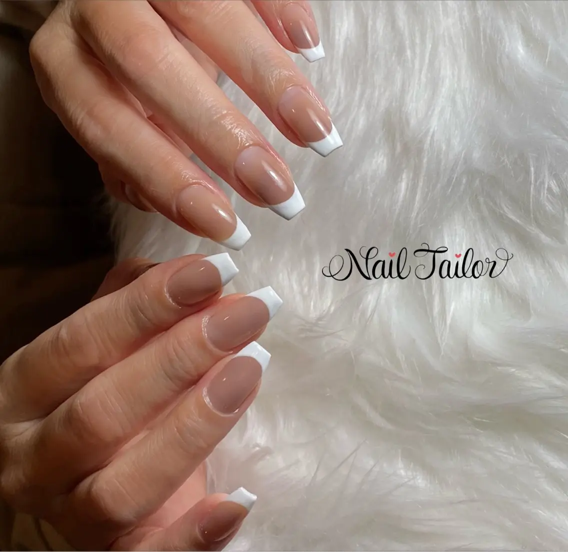 ネイル フレンチネイル ジェルネイル ハンドネイル NailTailor ネイルテイラーのネイルデザイン