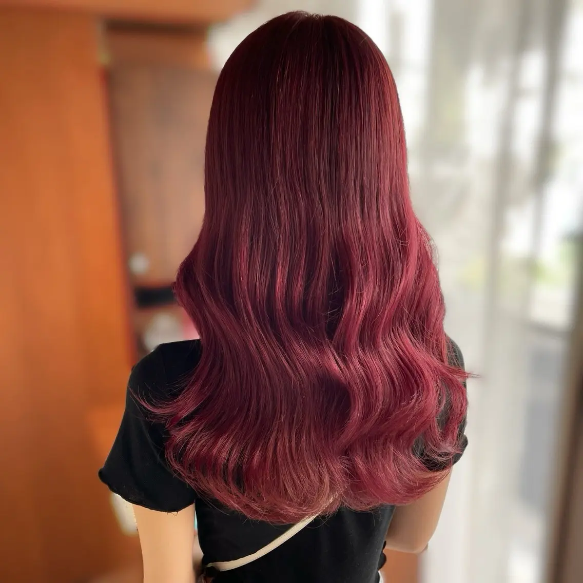 ロング カラー カット ヘアカラー トリートメント ブリーチなしカラー kana🐱のヘアスタイル