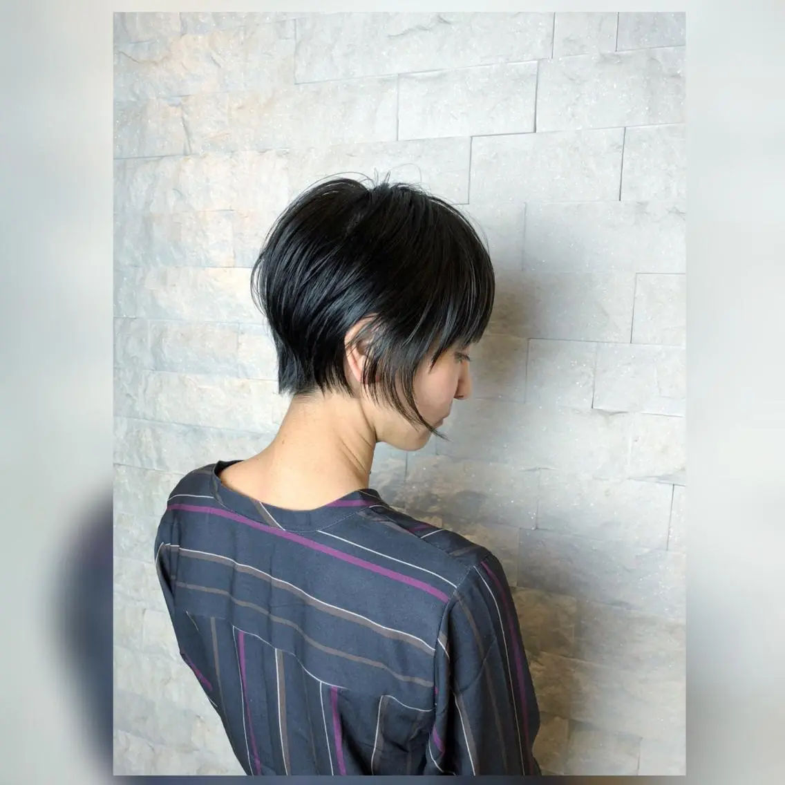 ショート ショートボブ アッシュ ボブ ショートヘア 圧倒的美髪ストレート ツダケイタロウのヘアスタイル