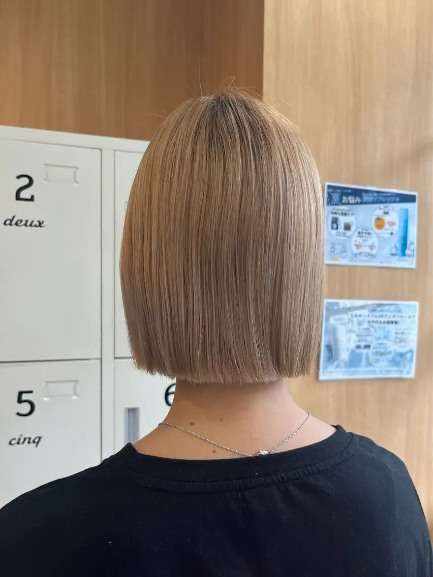 ショート 切りっぱなしボブ ボブ MOLLA / マナ✴︎のヘアスタイル