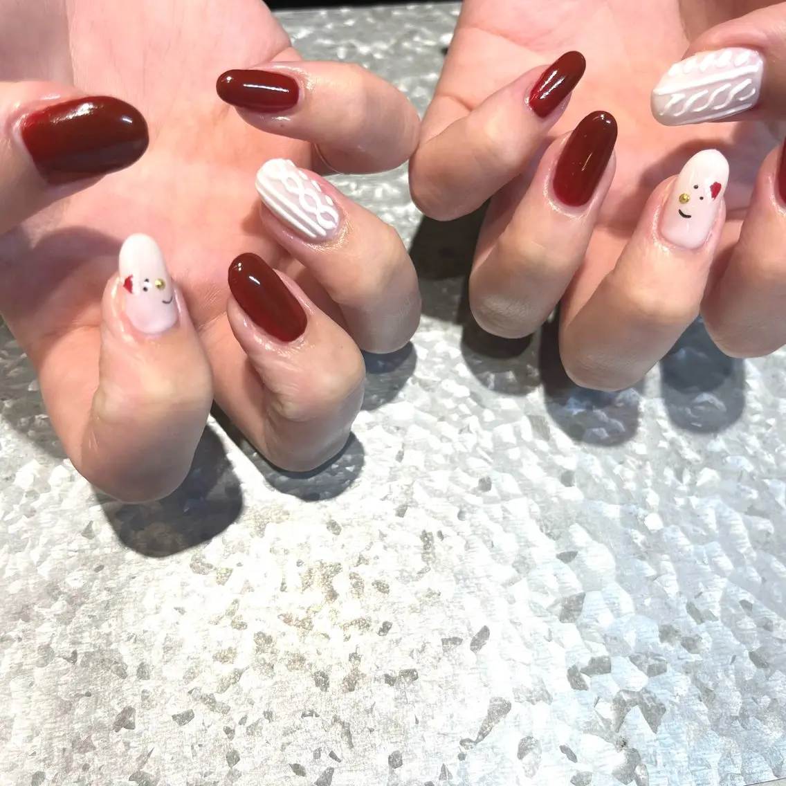 ネイル 冬ネイル クリスマス TRAM-nail moriizumiのネイルデザイン