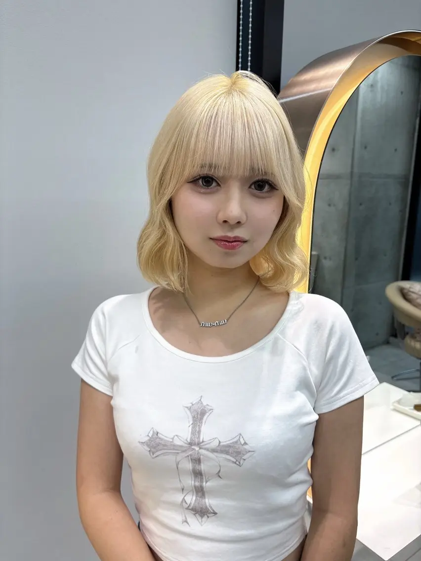 ショート カラー りな🩰˚˖𓍢 /天神美容師のヘアスタイル