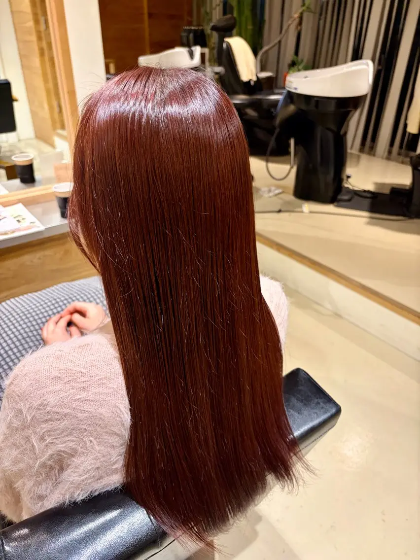 ミディアム カラー ヘアカラー トリートメント そー たろーのヘアスタイル
