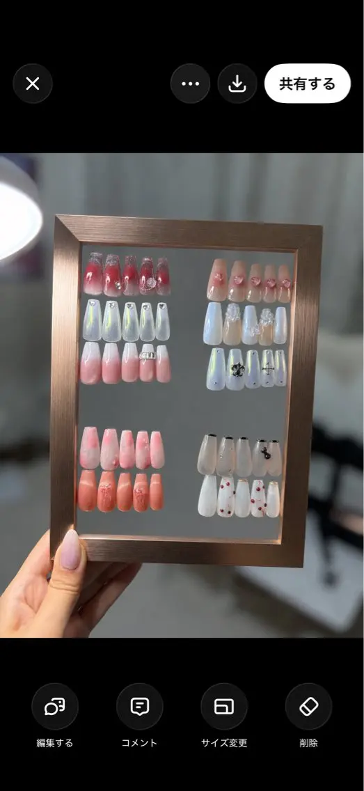 ミディアム ハンドネイル soin.nail aiのネイルデザイン