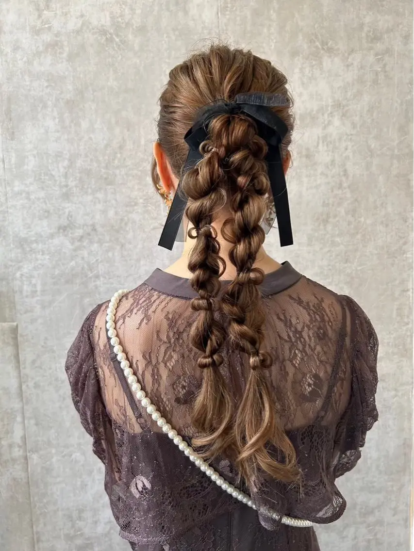 ヘアアレンジ 結婚式・ブライダル 🍑透明感カラー 🍑chizuruのヘアスタイル