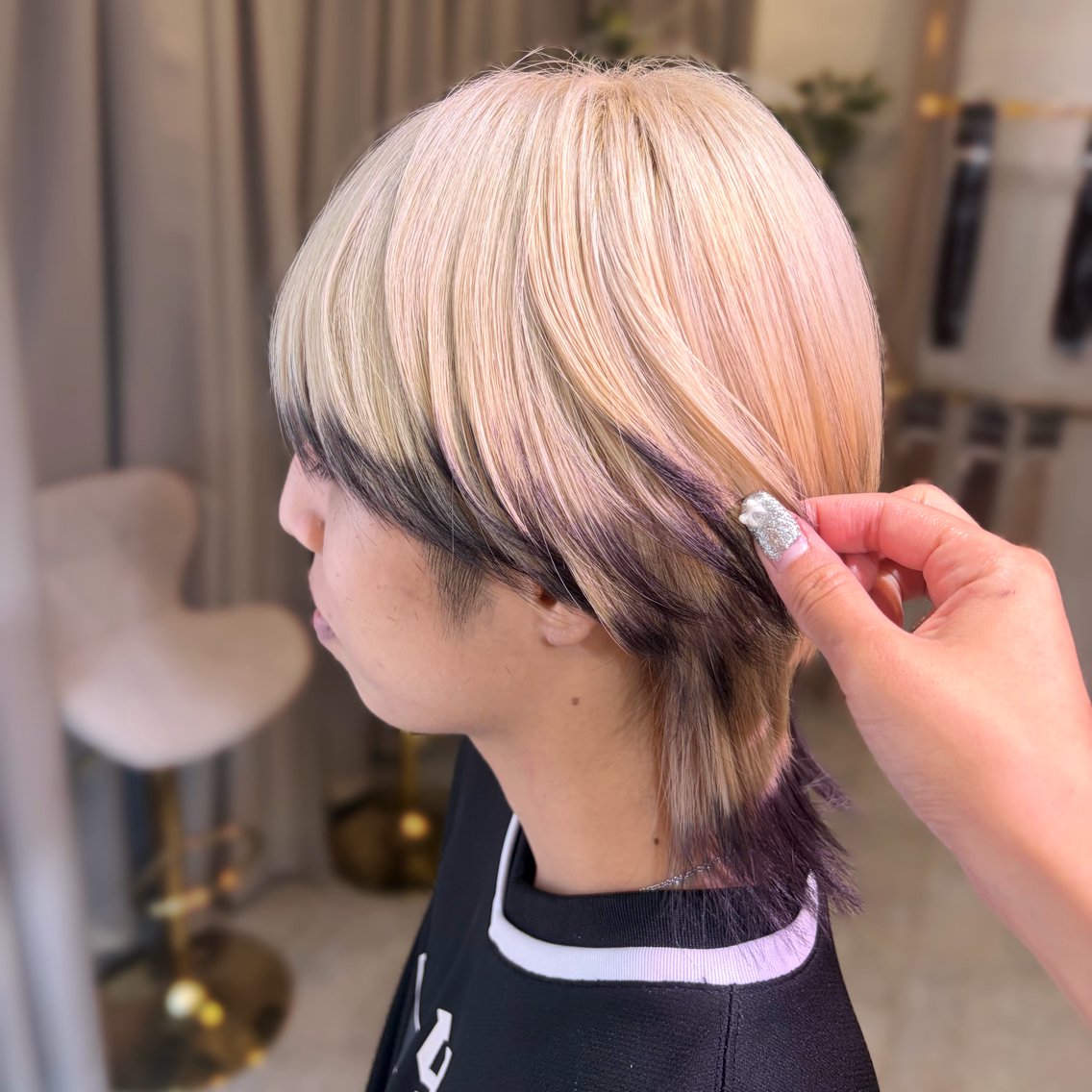 カラー メンズ メンズブリーチ ブリーチ ブロンド ケアブリーチ デザインカラー ヘアカラー カラーリスト🤍 わかなのヘアスタイル