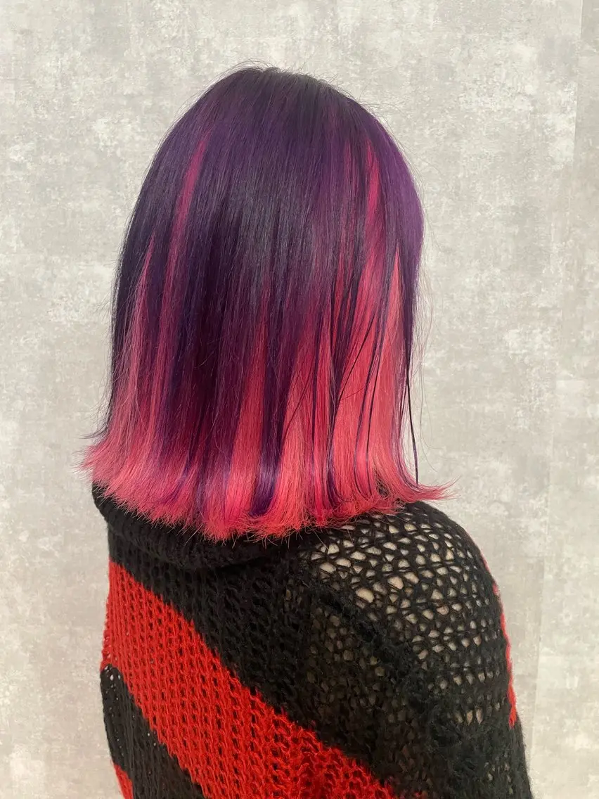 ミディアム カラー ヘアアレンジ ヘアカラー トリートメント 透明感カラー/推しカ ラー☁️JURAのヘアスタイル