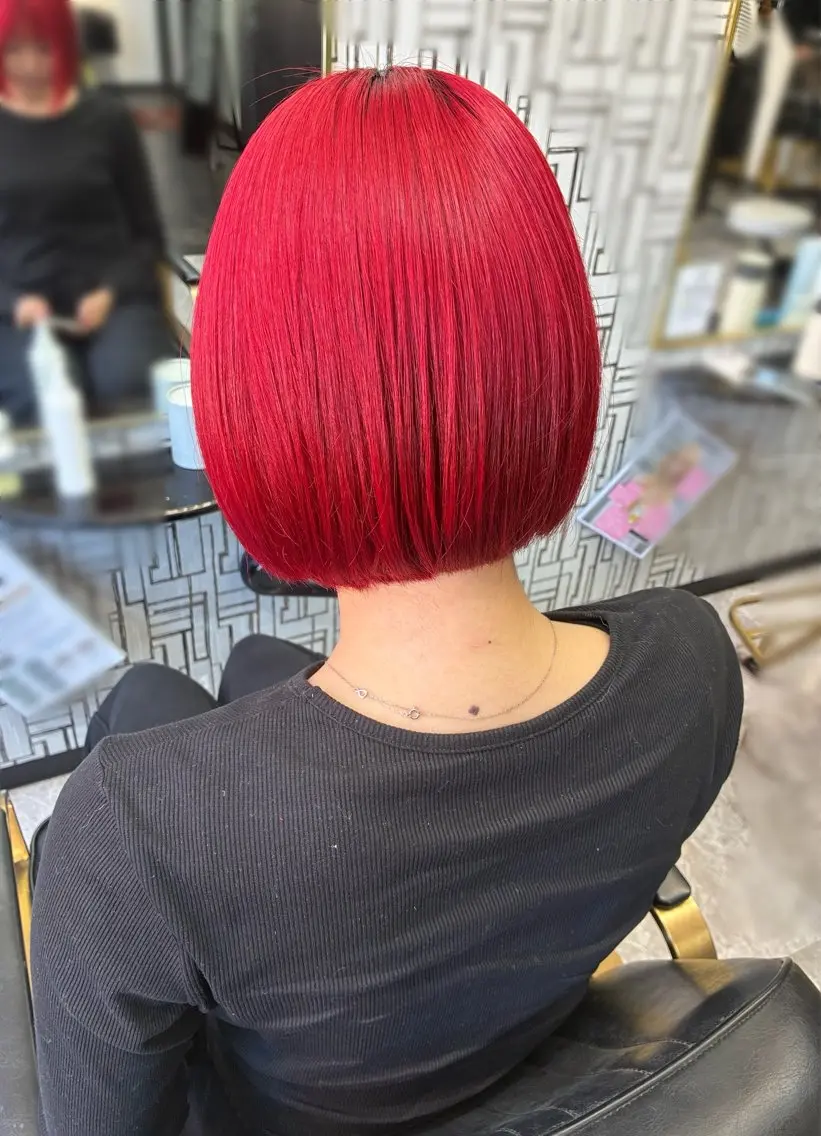ショート ヘアカラー 北村 理奈のヘアスタイル