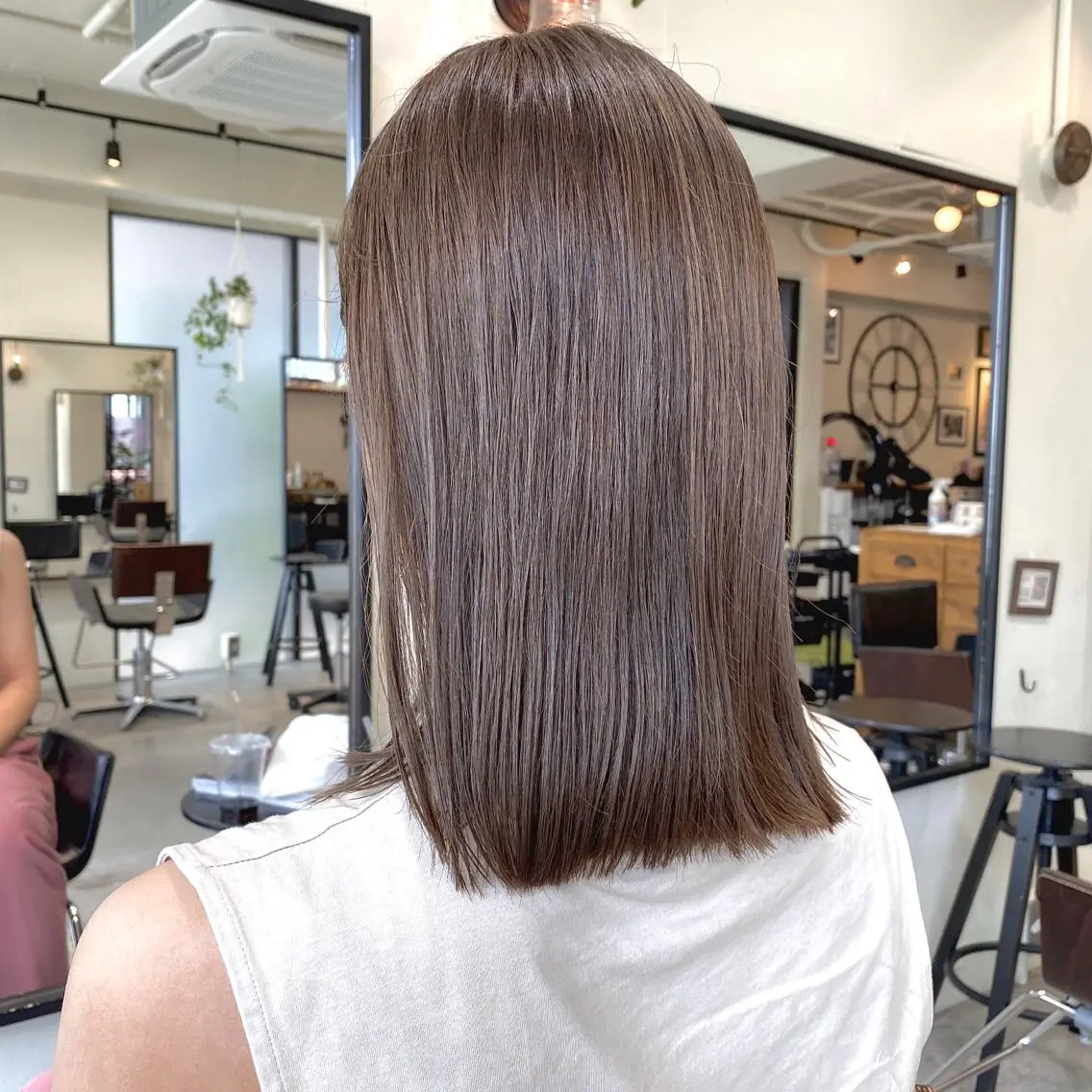 ミディアム カラー ヘアアレンジ 【ダメージレス施術】 【透明感】北村 拓也のヘアスタイル