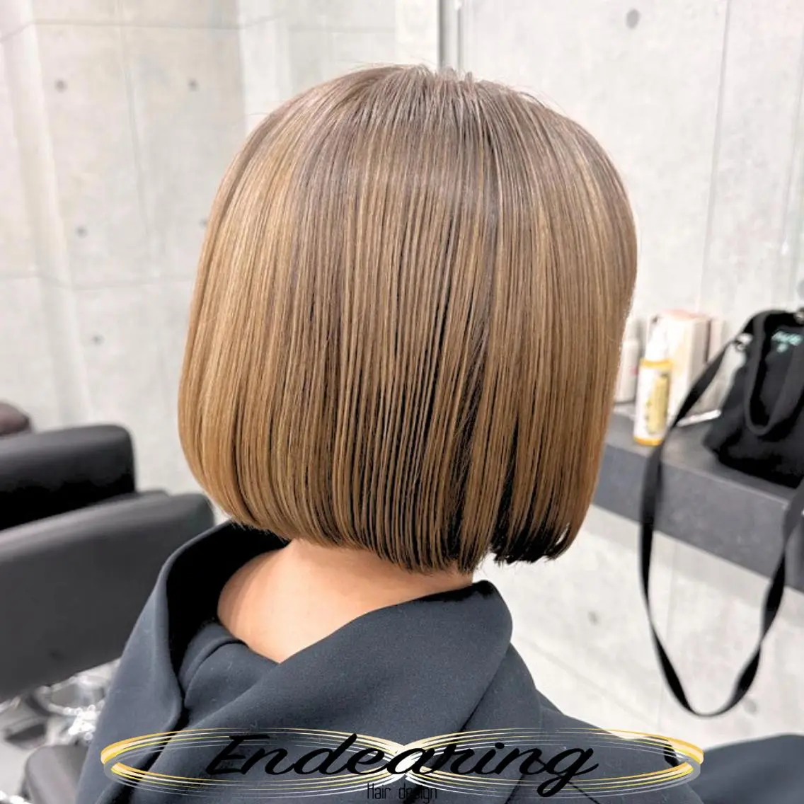 カラー ブリーチ インナーカラー ボブ ヘアカラー Endearing 銀座/YOKOのヘアスタイル