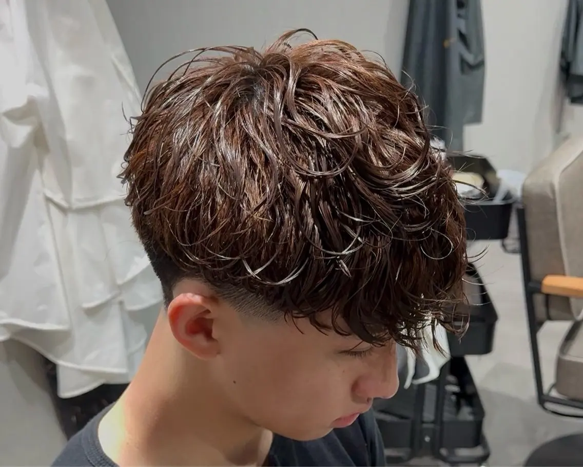 ショート カラー パーマ カット ヘアカラー パーマ Swell Funabashiのヘアスタイル