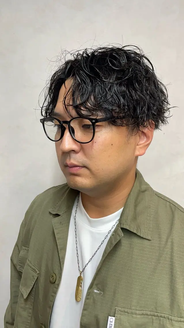 パーマ メンズ 石井 圭祐のヘアスタイル