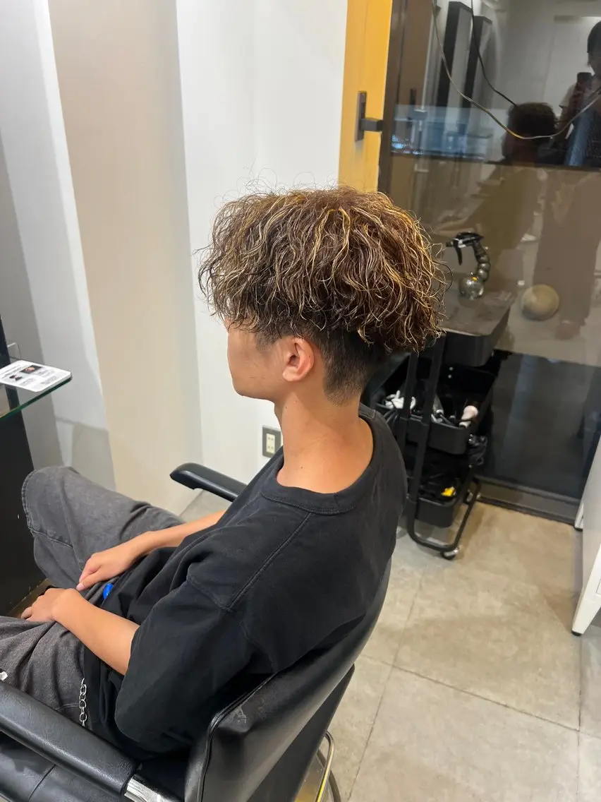 パーマ メンズ fifth PARK HINATAのヘアスタイル