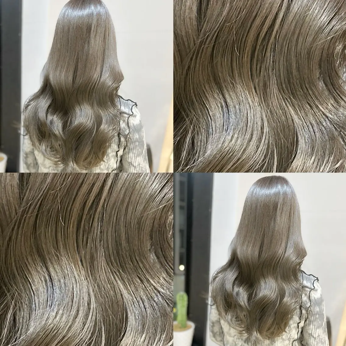 ロング カラー 髪質改善 トリートメント KURO/縮毛矯正 /髪質改善/レイヤーのヘアスタイル