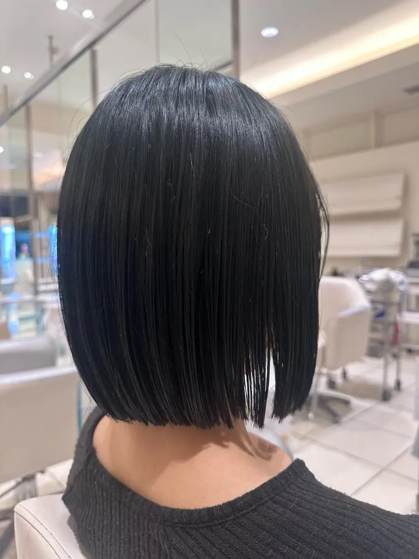 ショート カット ヘアカラー 松下仁美 /ボブ顔周りレイヤーのヘアスタイル