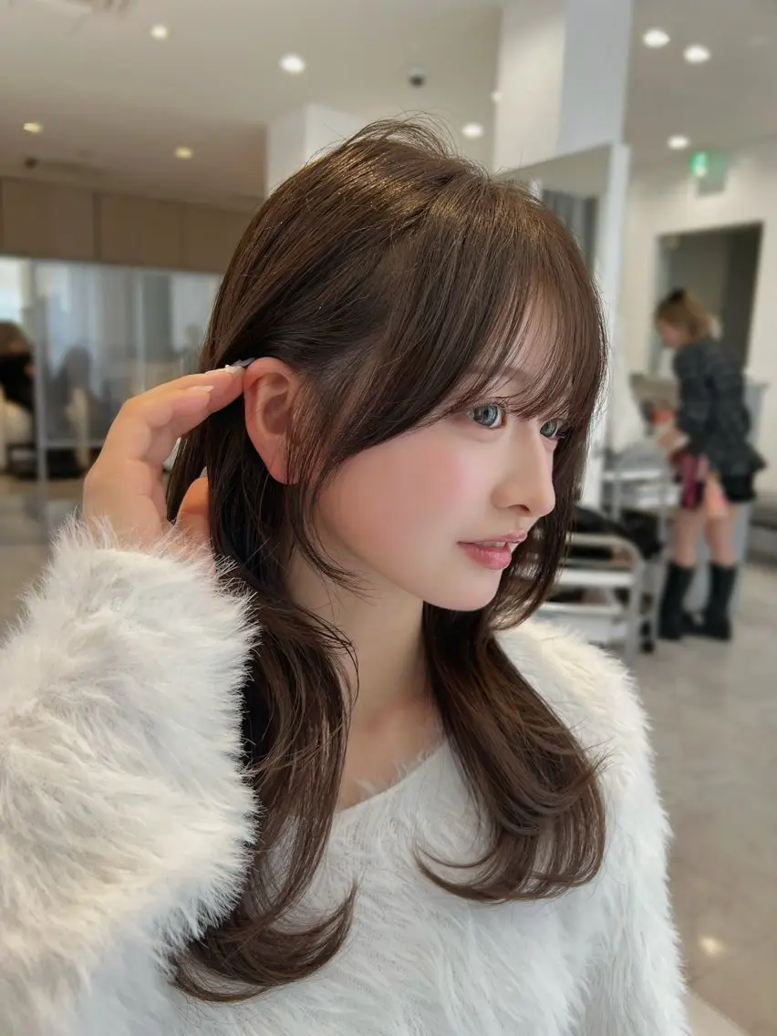 ミディアム カット ヘアカラー トリートメント ✨上品可愛い 垢抜けヘア/後藤✨のヘアスタイル