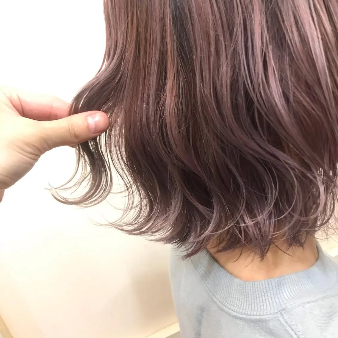 ミディアム カラー ブリーチ 透明感カラー ヨシダ トオルのヘアスタイル
