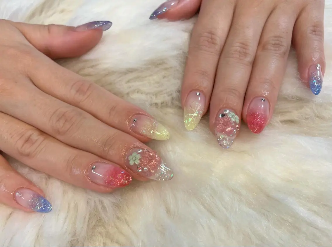 ネイル スカルプネイル ハンドネイル pro.M chiharuのネイルデザイン