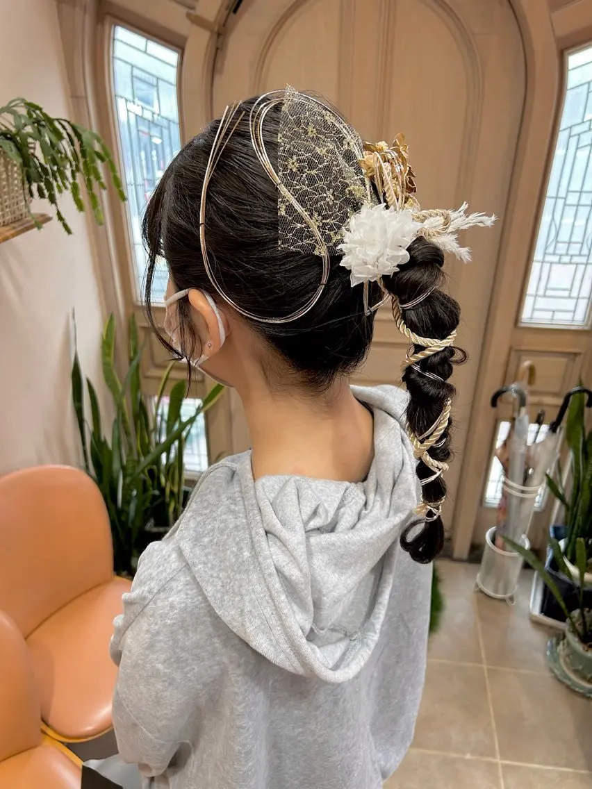 ロング ヘアアレンジ mayu .のヘアスタイル