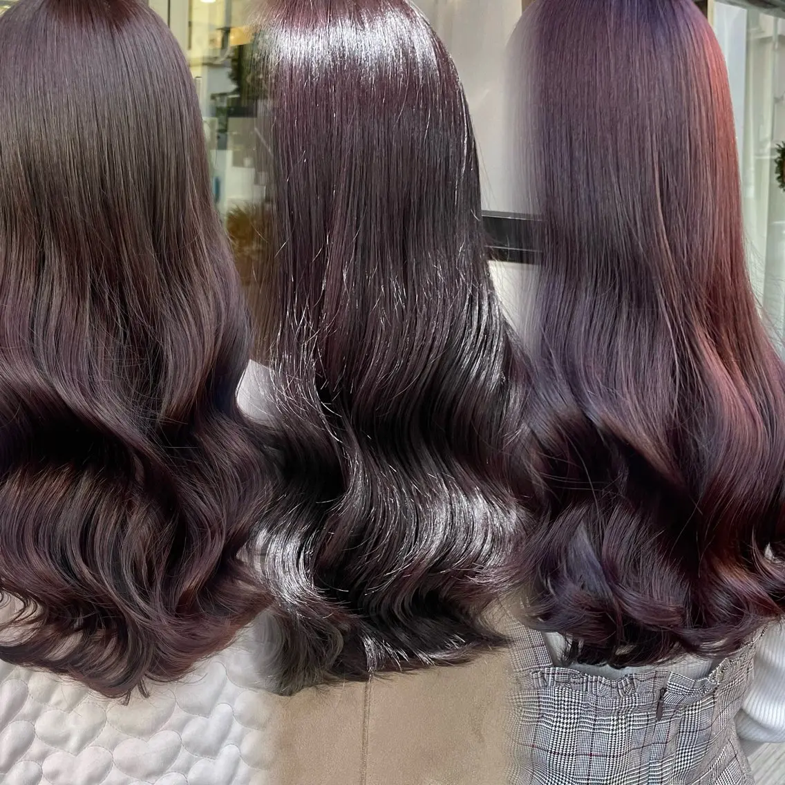 ロング カラー ブリーチ ラベンダーカラー ブリーチなしカラー ヘアカラー ブリーチなしカラー kana🐱のヘアスタイル