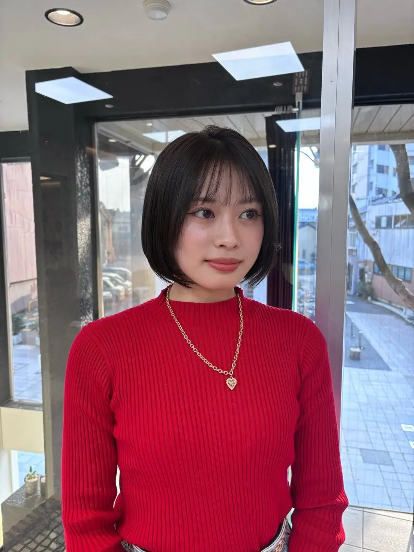 ショート カラー カット ヘアカラー トリートメント 竹田 佳奈のヘアスタイル