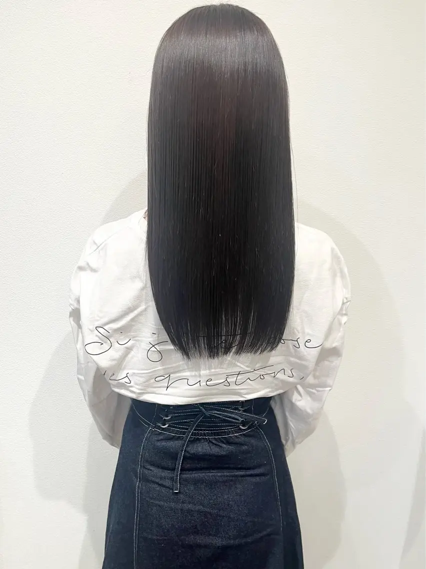 ロング カット ヘアカラー トリートメント MYRTLE TSUNODAのヘアスタイル