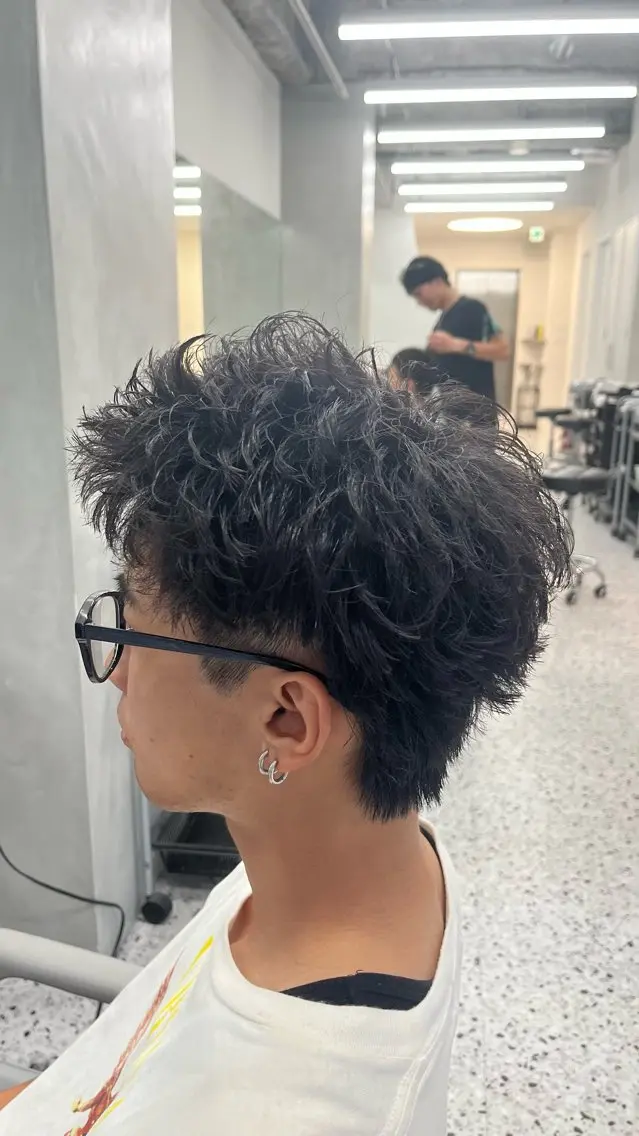 メンズ メンズパーマ スパイキーショート 刈り上げ そら/Ace栄 スパイキー/パーマのヘアスタイル