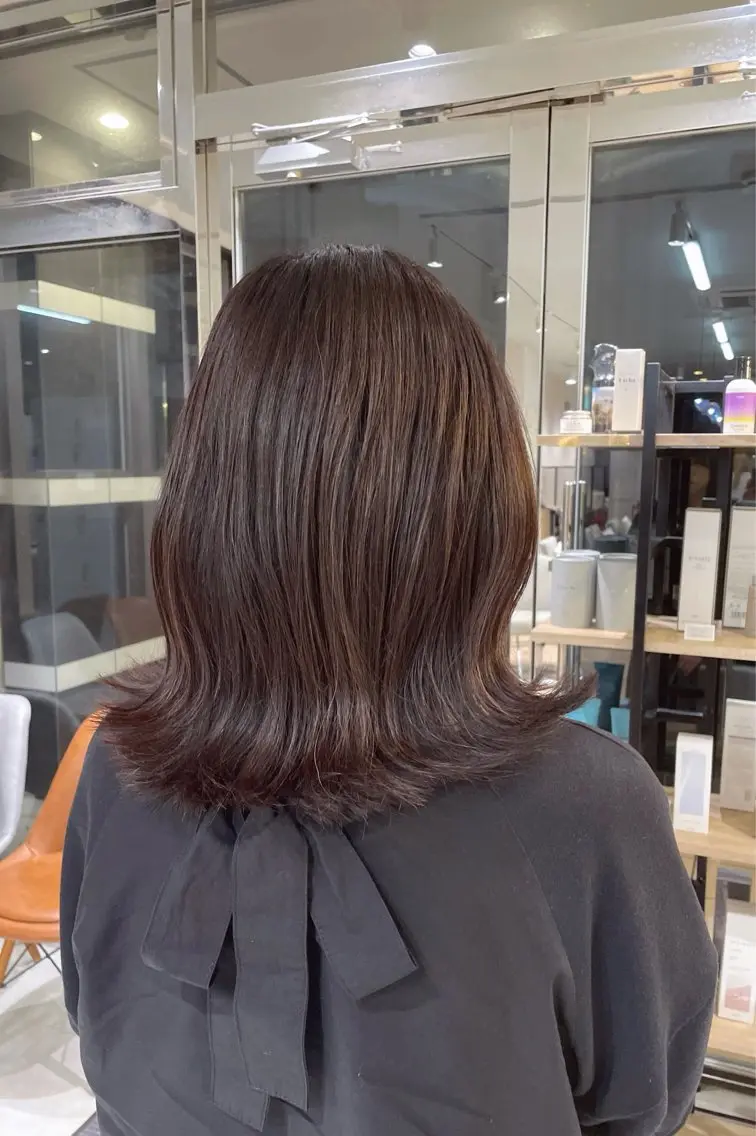 カラー ⠀ さおりのヘアスタイル