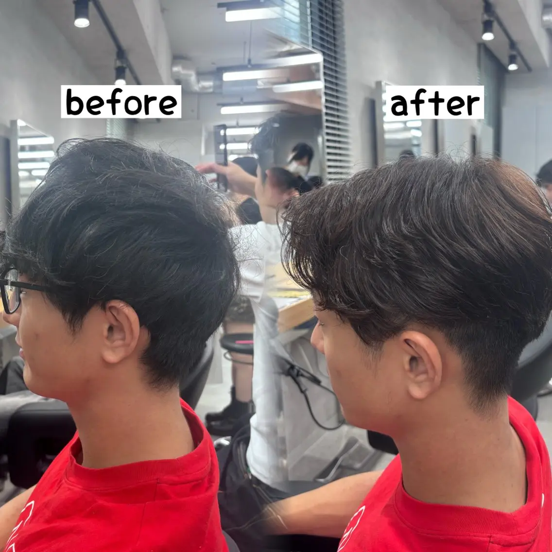 カラー メンズ メンズ特化美容師 アンリのヘアスタイル