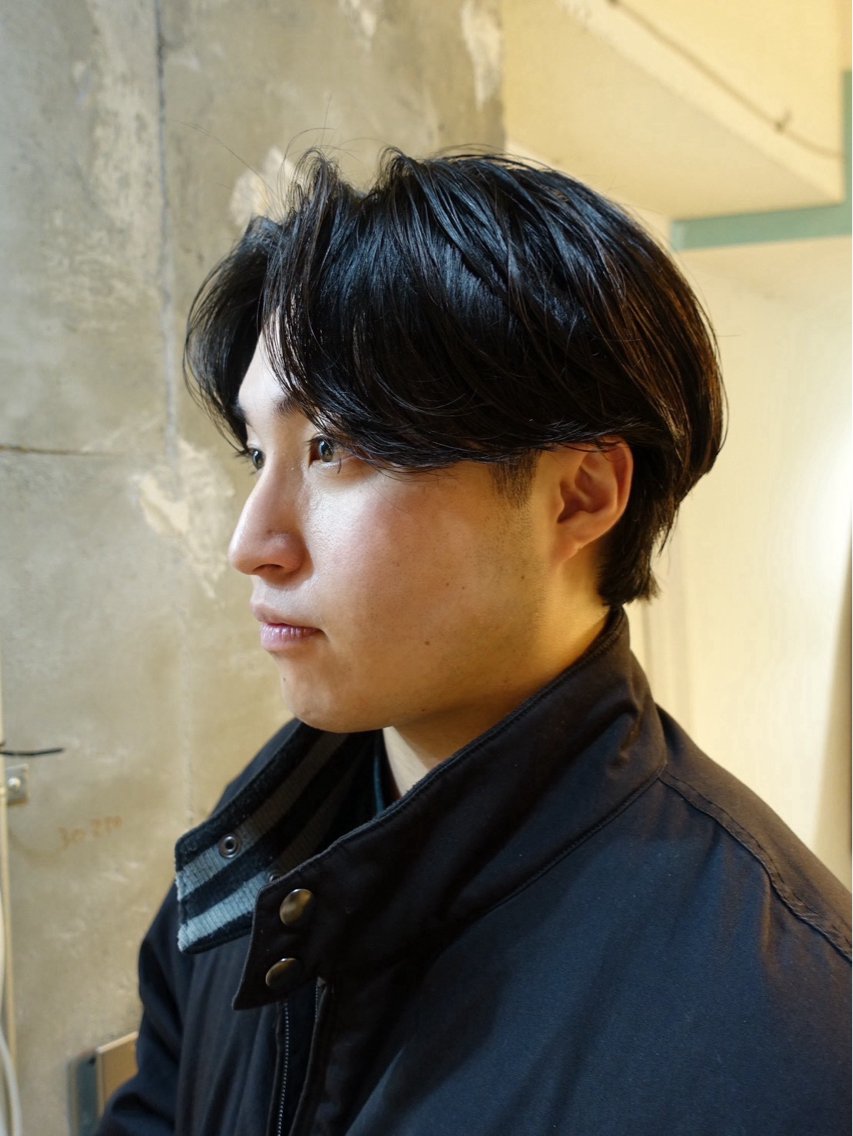 メンズ メンズパーマ 坂本康之介／パーマ &カラーモデル募集中のヘアスタイル