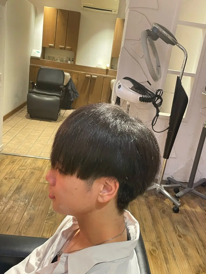 メンズ センターパート マッシュ 刈り上げ 天神大名/パーマ特化 /ケントのヘアスタイル