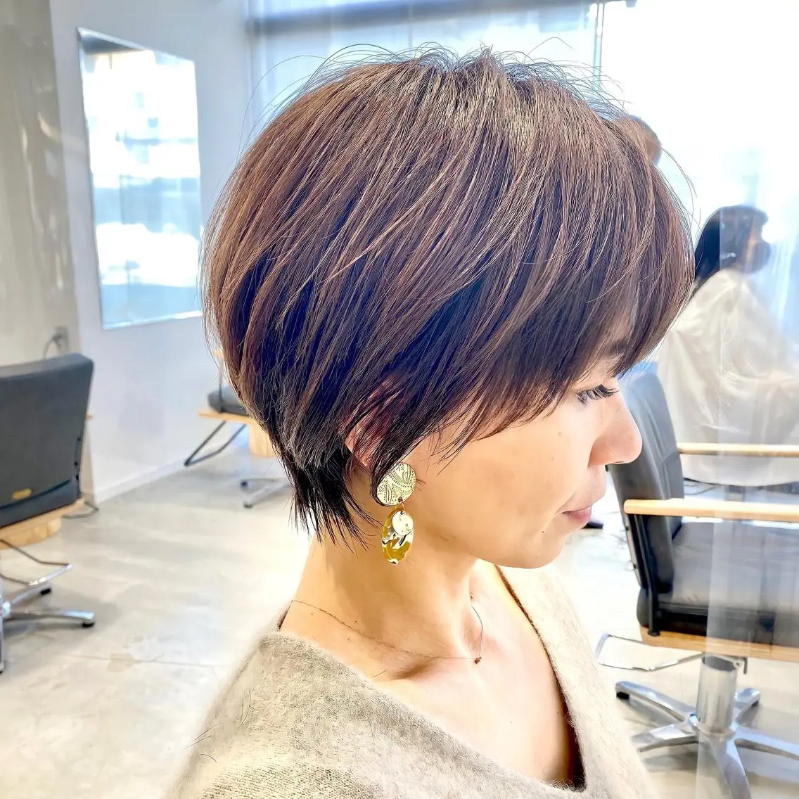 ショート カット ヘアカラー トリートメント パーソナルカラー骨格 顔タイプ 小幡のその他イメージ