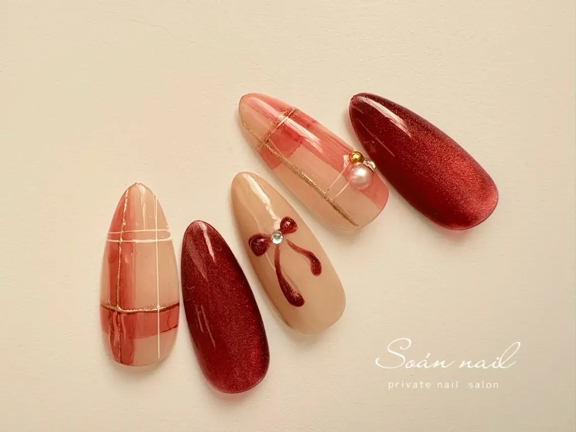 ネイル リボン s annaのネイルデザイン