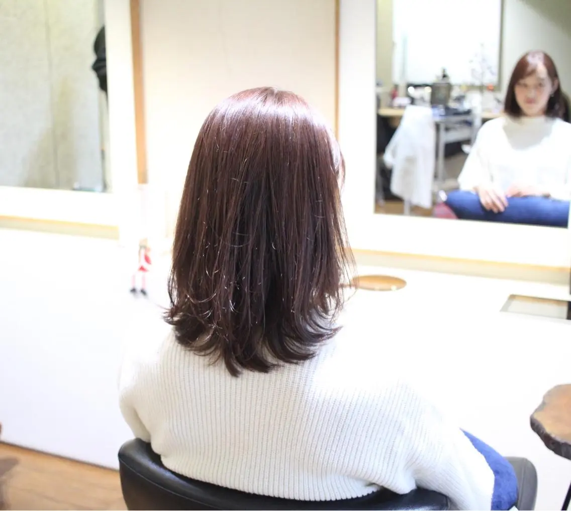 ミディアム カラー creep hair nozomiのヘアスタイル